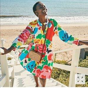 J.Crew tiered pop over dress